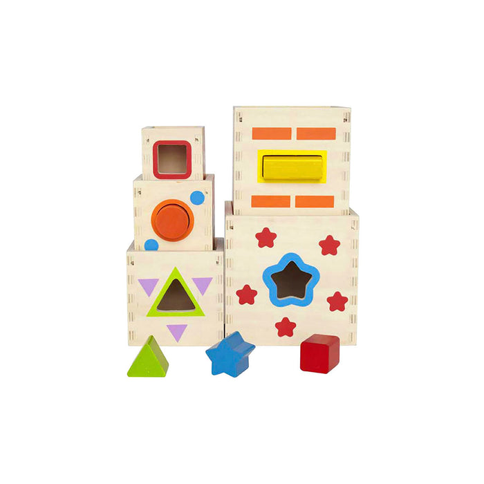 Pirámide de Juego Hape Juguete Didáctico Apilable
