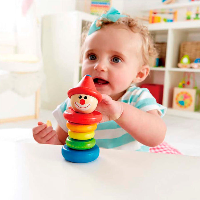 Hape Wooden Clown Rattle
