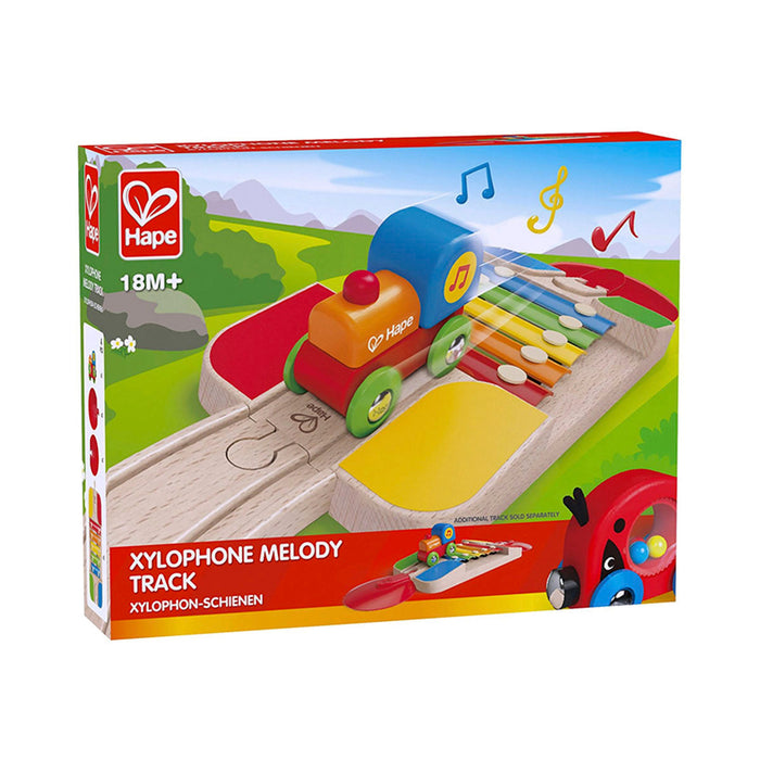 Tren y Vía Melódica de Xilófono Hape Instrumento Musical de Juguete