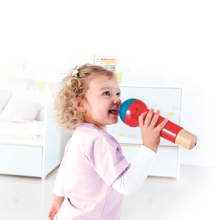Hape Prodigious Echo Toy Microphone, Battery Operated