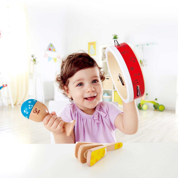 Set De Percusión De 3 Piezas Para Niños Hape