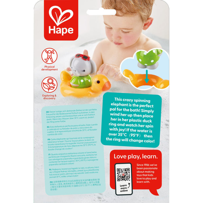 Hape Bouncy Elephant Toy with Sound