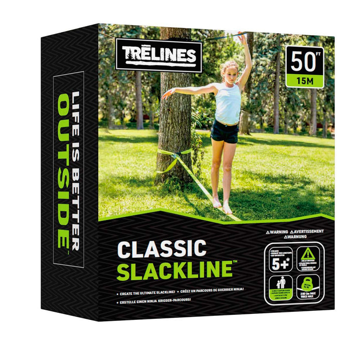 Cinta de Equilibrio Slackline Clásica 15 m Treline Hape